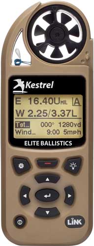 KESTREL 5700 ELITE W/APPLIED BALLISTICS AND LINK DESERT TAN - for sale