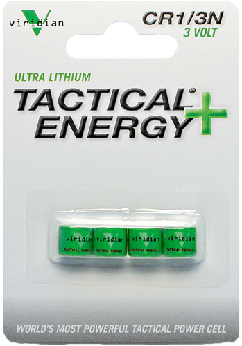 VIRIDIAN 1/3N LITHIUM BATTERY 4PK - for sale