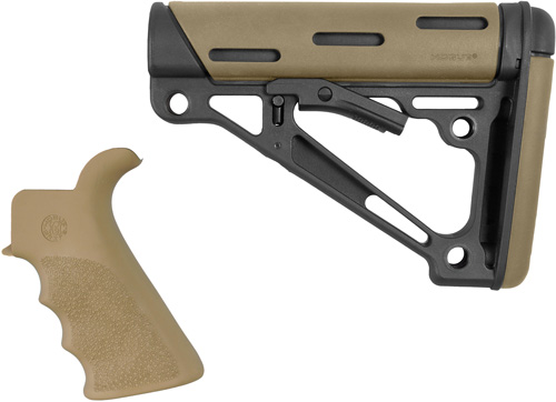 HOGUE AR15 KIT GRP/STCK MIL SPEC FDE - for sale