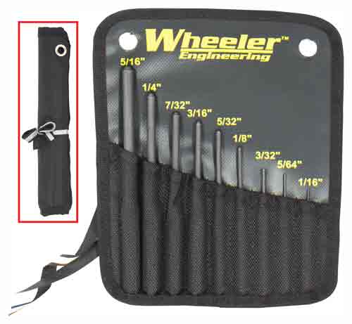 WHEELER ROLL PIN PUNCH SET - for sale