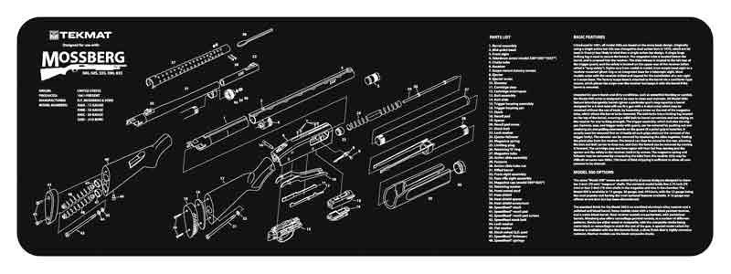 TEKMAT SHOTGUN MAT MOSSBERG PUMP - for sale