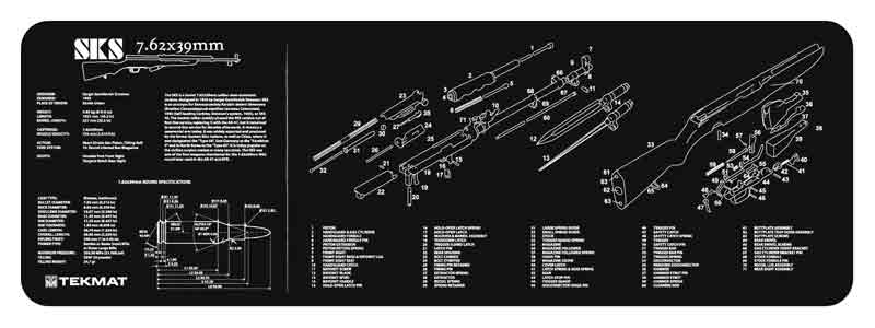 TEKMAT RIFLE MAT SKS - for sale