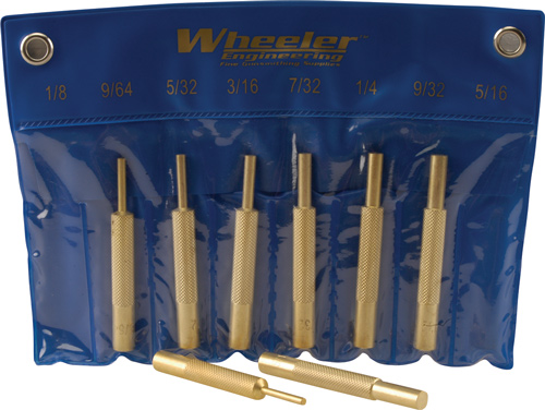 WHEELER BRASS PUNCH SET 8 PIECE - for sale