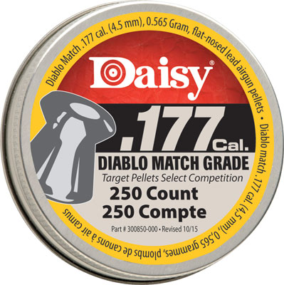 DAISY MATCH .177 PELLET 250-COUNT 10-PACK CASE - for sale