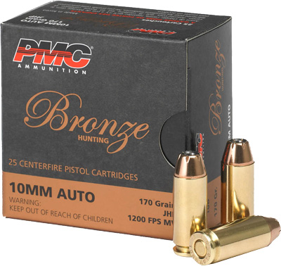 PMC 10MM AUTO 170GR JHP 25RD 20BX/CS - for sale