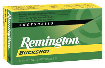 REMINGTON BUCK 12GA 3" 000BK 1225FPS 10-PELLETS 5RD 50BX/CS - for sale