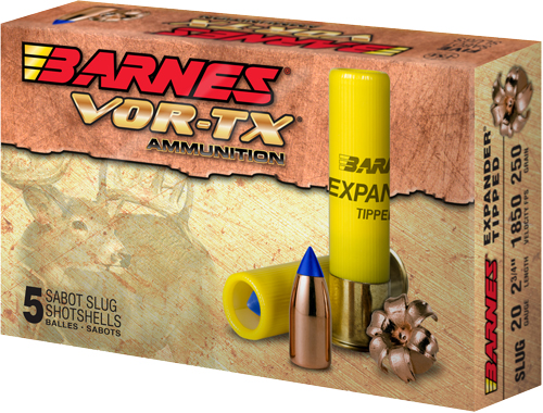BARNES VOR-TX 20GA 2.75 250GR 5/100 - for sale
