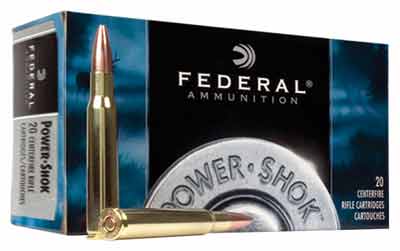 FED PWRSHK 22-250REM 55GR SP 20/200 - for sale