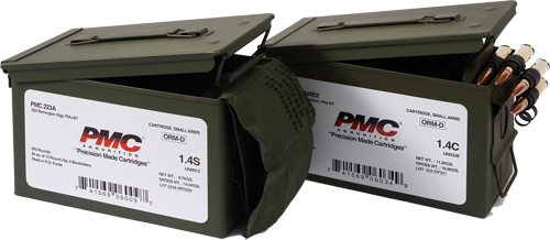 PMC 223 REM 55GR FMJ-BT 840RD M2A1 CAN W/BANDOLEER - for sale