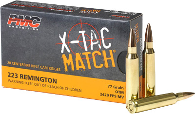 PMC 223 REM 77GR OTM 20RD 40BX/CS - for sale