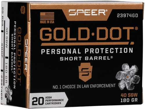 SPR GOLD DOT 40SW 180GR HP SB 20/200 - for sale