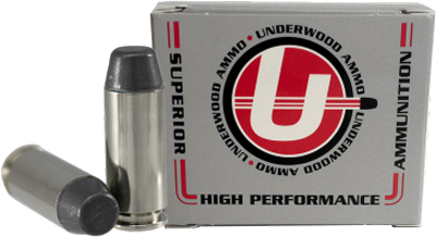 UNDERWOOD 10MM 200GR HARD CAST LEAD-FN 20RD 10BX/CS - for sale