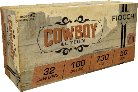 FIOCCHI 32 S&W LONG 100GR LEAD WADCUTTER 50RD 20BX/CS - for sale