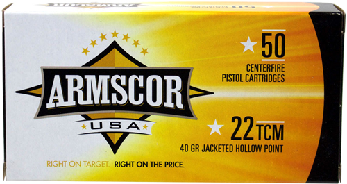 ARMSCOR 22 TCM 40GR JHP 100RD 12BX/CS - for sale