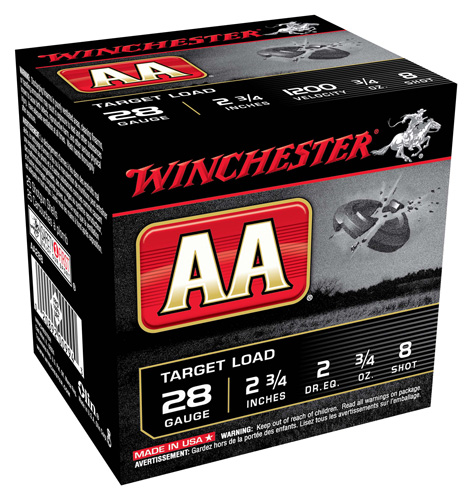 WIN AA TRGT 28GA 2-3/4" #8 25/250 - for sale