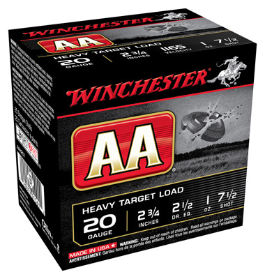 WIN AA TRGT 20GA 2.75" #7.5 25/250 - for sale