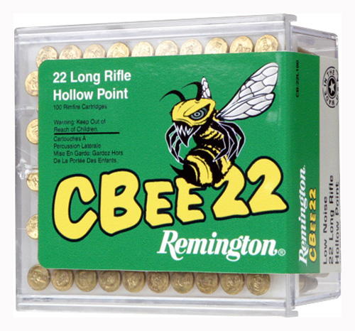 REMINGTON C-BEE 22LR 33GR HP LOW-VEL 100RD 50BX/CS - for sale
