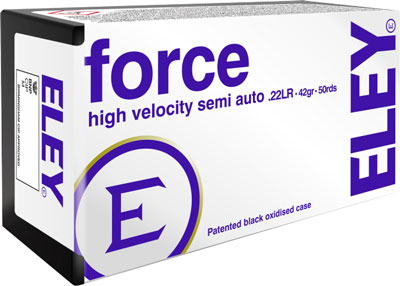 ELEY FORCE 22LR 42GR RN 50RD 100BX/CS - for sale