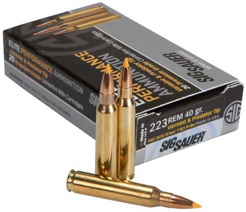 SIG AMMO 223REM 40GR V&P 20/200 - for sale