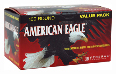 FED AM EAGLE 9MM 115GR FMJ 100/500 - for sale