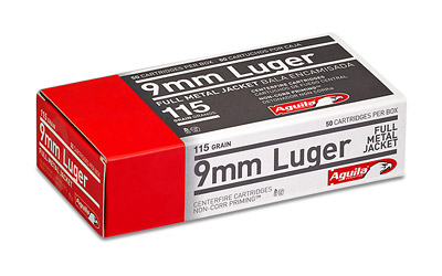 AGUILA 9MM LUGER 115GR FMJ-RN 50RD 20BX/CS - for sale