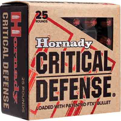 HORNADY CRITICAL DEFENSE 380 ACP 90GR FTX 25RD 10BX/CS - for sale
