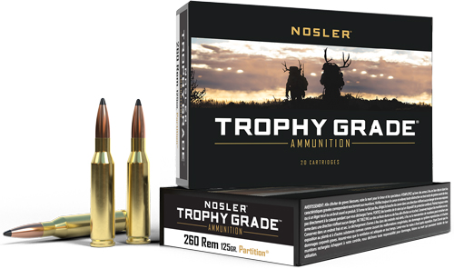 NOSLER 260REM 125GR PT 20/200 - for sale