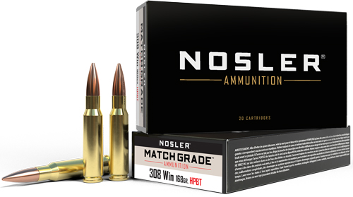 NOSLER 308WIN 168GR CC 20/200 - for sale