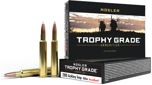 NOSLER 280 ACK IMP 160GR AB 20/200 - for sale
