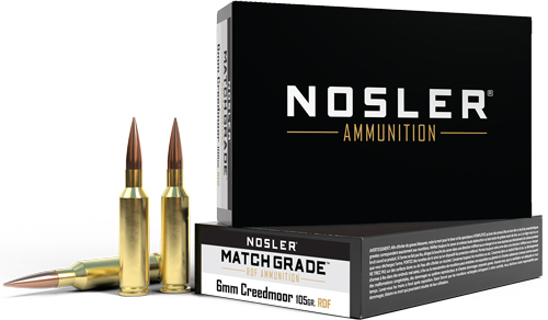 NOSLER MATCH 6MM CM 105GR REDUCED DRAG HPBT 20RD 10BX/C! - for sale