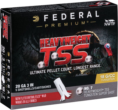 FED HVYWGHT TSS 20GA 3" #7 5/50 - for sale