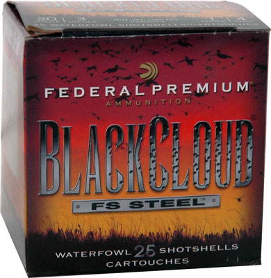 FED BLK CLOUD 20GA 3" #4 25/250 - for sale