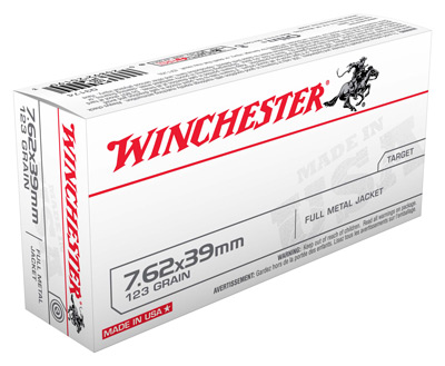 WIN USA 762X39 123GR FMJ 20/200 - for sale