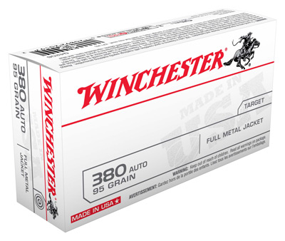 WIN USA 380ACP 95GR FMJ 50/500 - for sale