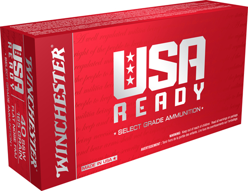 WIN USA RDY 40SW 165GR FMJ 50/500 - for sale