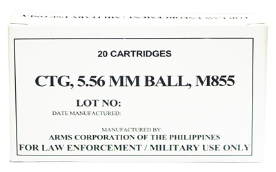 ARMSCOR 556NATO 62GR M855 20/1000 - for sale