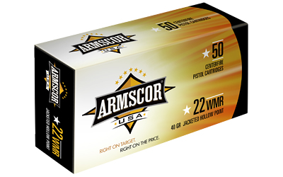 ARMSCOR 22WMR 40GR JHP 50/2000 - for sale