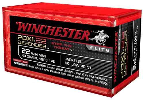 WIN DEFENDER 22WMR 40GR JHP 50/1000 - for sale