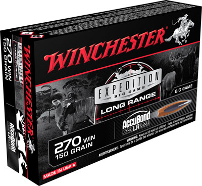 WINCHESTER SUPREME 270WIN 150G ACCUBOND LR 20RD 10BX/CS - for sale