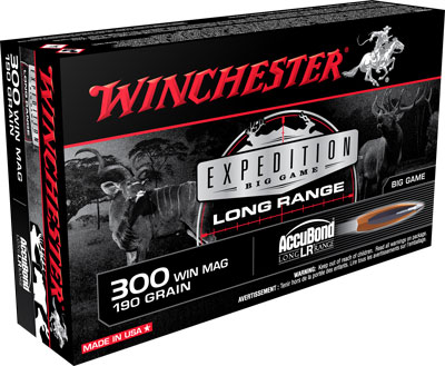 WINCHESTER SUPREME 300WM 190GR ACCUBOND LR 20RD 10BX/CS - for sale