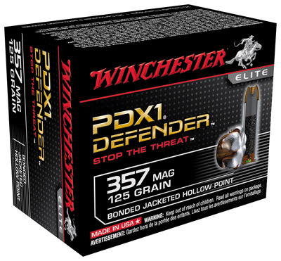 WINCHESTER SUPREME ELITE 357 MAG 125G PDX1 DEF 20RD 10BX/CS - for sale