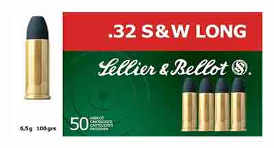 S&B 32 SW LONG 100GR LRN 50RD 30BX/CS - for sale