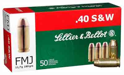 S&B 40SW 180GR FMJ 50/1000 - for sale