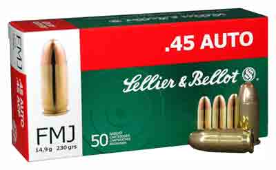 S&B 45ACP 230GR FMJ 50/1000 - for sale