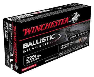 WINCHESTER SUPREME 223 REM 55GR SILVER-TIP 20RD 10BX/CS - for sale
