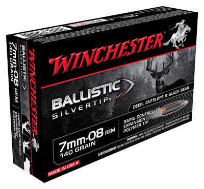 WINCHESTER SUPREME 7MM-08 REM 140GR SILVERTIP 20RD 10BX/CS - for sale