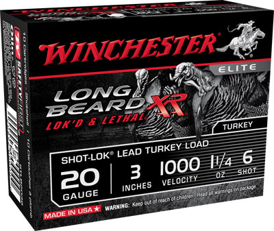 WIN LB XR TRKY 20GA 3" #6 1.25OZ 10 - for sale