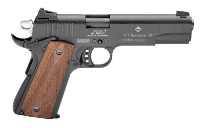 GERMAN SPORT 1911 .22LR 5" BLACK/FAUX WOOD GRIPS 10RD - for sale