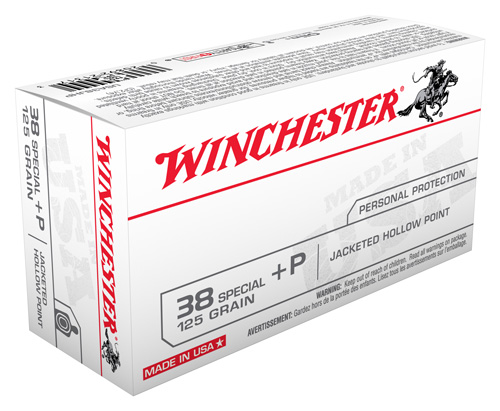 WIN USA 38SPL+P 125GR JHP 50/500 - for sale