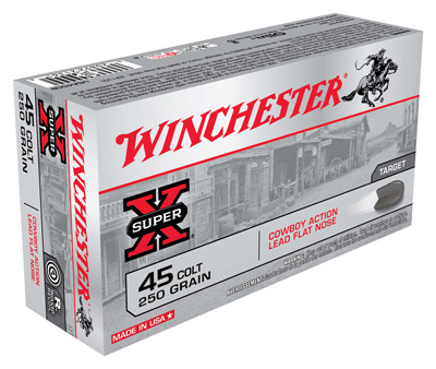 WINCHESTER COWBOY 45 LC 250GR LEAD-FP 50RD 10BX/CS - for sale